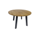 Explore the Elegance of Blick Oak Table: Rendy 120 & Straight Legs