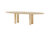 Elegant solid oak table Oval 220 *110 & 4 legs: Modern design and reliability from Blick