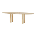 Elegant solid oak table Oval 220 *110 & 4 legs: Modern design and reliability from Blick