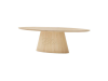 Discover style and reliability: Oval Almond 240*110 oak table