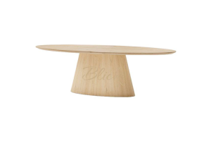 Discover style and reliability: Oval Almond 240*110 oak table