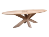 Изысканный Стол из Дуба Oval Almond 220*100 & Spider Leg: Современный Стиль и Экологичность