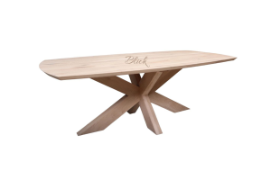 Елегантний стіл із дуба Danish Oval 200*100 із Spider Leg та швейцарським краєм від Blick