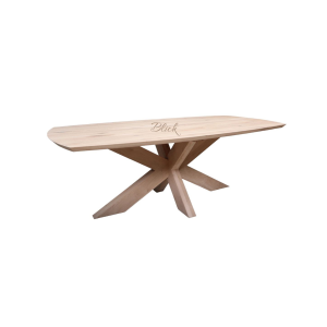 Elegant oak table Danish Oval 200*100 with Spider Leg and Swiss edge from Blick