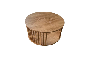 Elegant Oak Table Sofa Table Round 90: Innovative Design and Reliability from BLICK