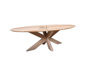 Стіл із дуба Oval Almond 220*100 & Spider legs 120*60