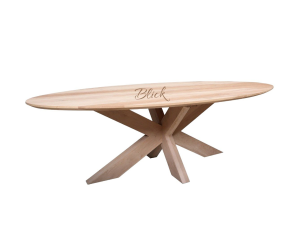 Стіл із дуба Oval Almond 220*100 & Spider legs 120*60