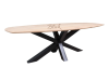 Unique Table Blick Rendy 150 & X legs, Oak Aesthetics and Modern Design