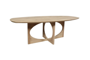 Discover Timeless Luxury with the Oak Table Danish Oval 220*100 from Blick