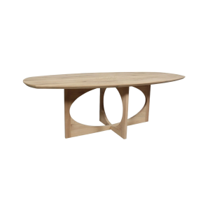 Discover Timeless Luxury with the Oak Table Danish Oval 220*100 from Blick