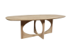 Discover Timeless Luxury with the Oak Table Danish Oval 220*100 from Blick