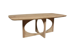 Stunning oak table Denish Oval 220*100: modernity, sophistication and durability in every detail
