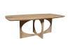 Stunning oak table Denish Oval 220*100: modernity, sophistication and durability in every detail