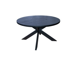 Стіл Olex D120/170 стіл круглий дерев'яний розкладний з ясеня в кольорі венге