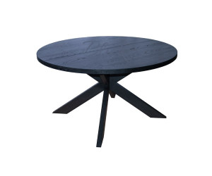 Стіл Olex D120/170 стіл круглий дерев'яний розкладний з ясеня в кольорі венге