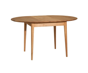 Стіл AnDeks круглий розкладний100/135 ясен лак