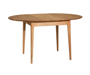 Стіл AnDeks круглий розкладний100/135 ясен лак