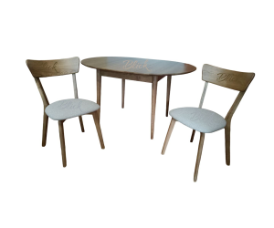 Стіл Sandy 100/135 ясен лак рустикальний розкладний