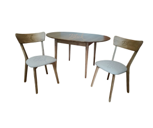 Стіл Sandy 100/135 ясен лак рустикальний розкладний