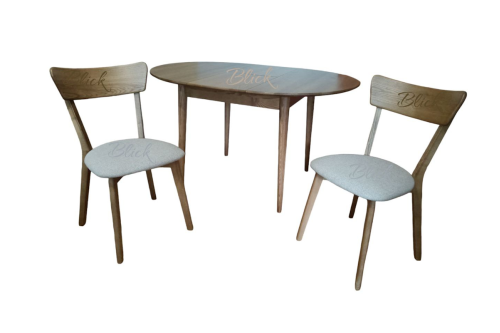 Стол Sandy 100/135 ясень лак рустикальний раскладной