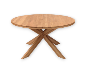 Olex D120/170 2+2 cm folding table, oak, oil, wax