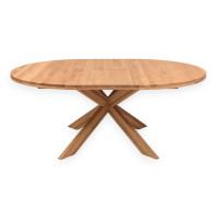 Стіл Olex D120/170 2+2 см розкладний дуб олія віск