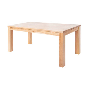 Стіл Simple 180×90×4 з масиву ясеня з прозорим лаком