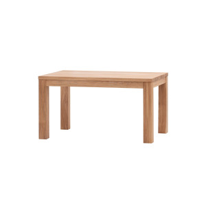 Table Simple 140/90/4 Oak Oil — Stylish Solid Oak Table for Kitchen & Dining