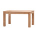 Table Simple 140/90/4 Oak Oil — Stylish Solid Oak Table for Kitchen & Dining