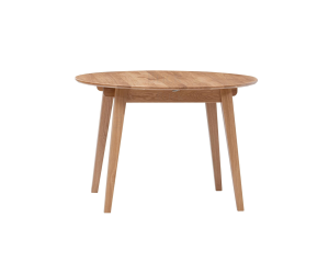 RoundNew D 90(130) folding table, oiled oak