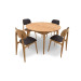 Комплект стол Sandy 100/135 раскладной и стулья Neo дуб масло — идеальное решение для кухни и гостиной
