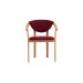 Стілець Axel дуб масло & Enjoy 38 Chianti — сучасний дубовий стілець-крісло