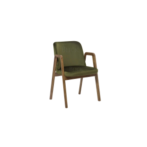 Стілець Chester дуб лак rustic soft seat green jasmin