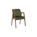 Стул Chester дуб лак Rustic soft seat Green Jasmin