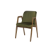 Стул Chester дуб лак Rustic soft seat Green Jasmin