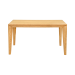 Dallas 140×80 Solid Ash Table – Natural Lacquer Finish