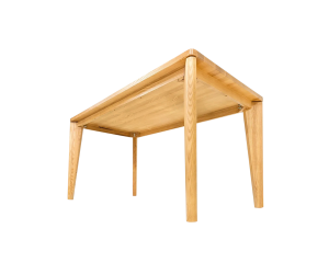 Стіл Dallas 140/80 ясен лак не розкладний