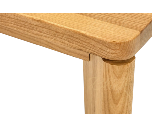 Стіл Dallas 140/80 ясен лак не розкладний