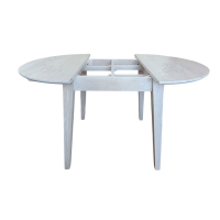 Стіл RoundNew 90(130) розкладний ясен perl лак