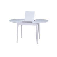 Стіл Sandy 100(130) розкладний з ясен лак pearl