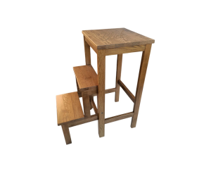 Стул табурет StreamLes (Стрим_Лес) стриямянка лесница из ясеня цвет рустикальний лакированный