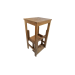 Streamles Stool Ash Lacquer Rustic - Modern and Versatile Wooden Step Stool