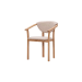 Alex Oak Oil & Austin 02 Beige Chair — Comfortable Modern Wooden Chair with Soft Upholstery