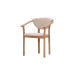 Alex Oak Oil & Austin 02 Beige Chair — Comfortable Modern Wooden Chair with Soft Upholstery
