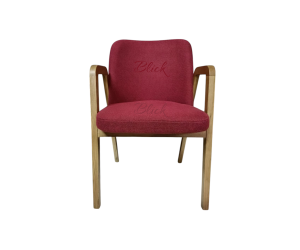 Стілець Chester ясен лак рустик & Austin 8 Ruby Red