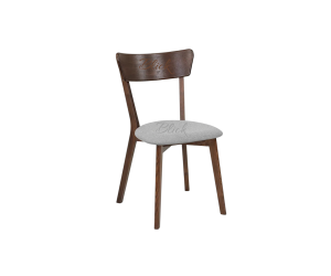 Dallas chair ash varnish walnut & bagama 46