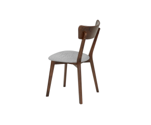 Dallas chair ash varnish walnut & bagama 46