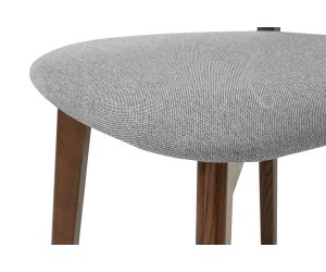 Dallas chair ash varnish walnut & bagama 46