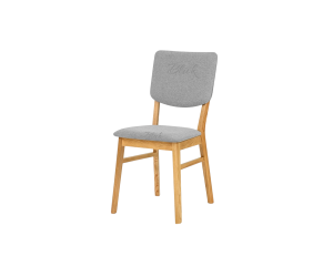 Chair Kelvin ash varnish nat & bagama 46 grey