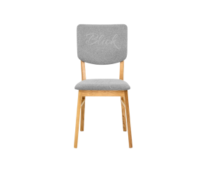 Chair Kelvin ash varnish nat & bagama 46 grey